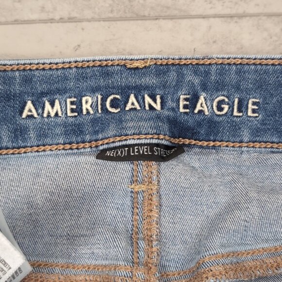 3/$20 American Eagle Hi Rise Jegging Faded High Waist Stretch Denim Skinny Jeans - Picture 6 of 12